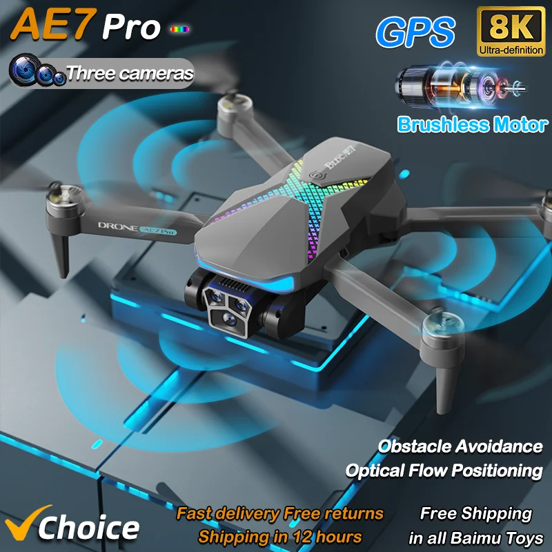 Drone Photogrammetry - Drone passe-passe 7 Pro professionnel sans