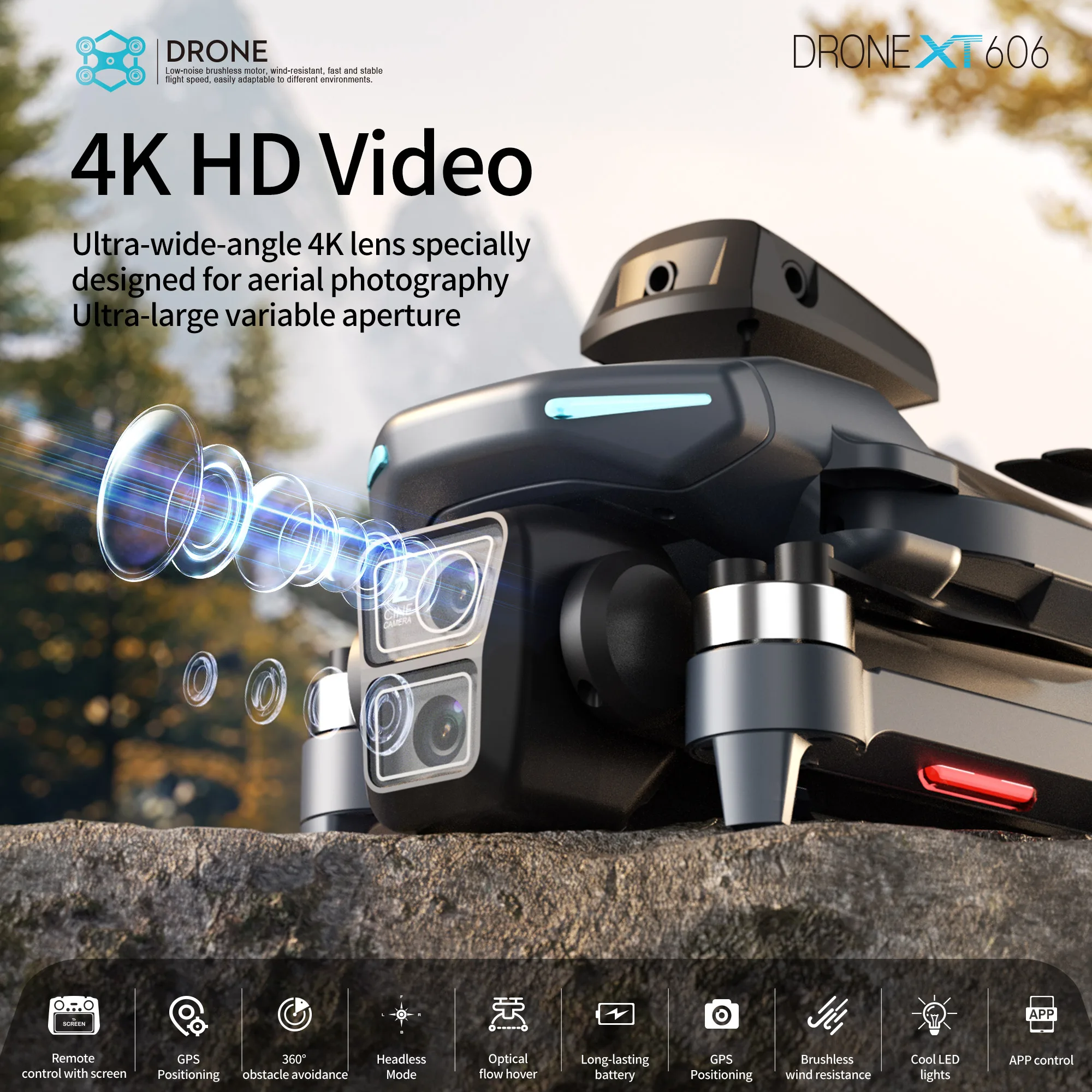 Drone GPS Original XT606 MAX 4 - Drone Photogrammetry avis et prix